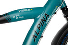Alpina Yabber J24 Jet Black Metallic Matt - Pacific Blue M. – detailfoto 4