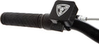 Alpina Yabber J24 Jet Black Metallic Matt - Pacific Blue M. – detailfoto 3