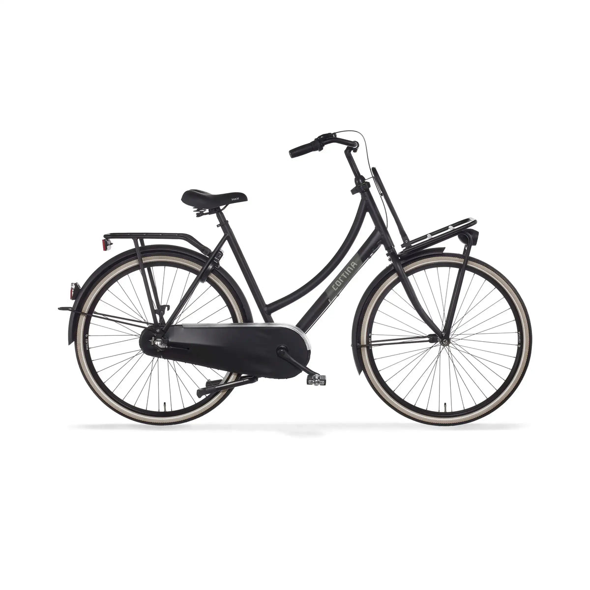 Cortina U4 Transport RN3 in Jet Black Matte, zwart