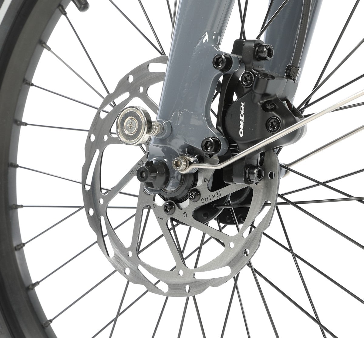 UGO vouwfiets Ultimate belt I8 cool grey – detailfoto 2