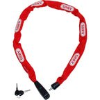 ABUS CityChain 6800/110 2.0 rood, geopend met sleutels