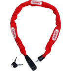 ABUS CityChain 6800/85 2.0 rood, geopend met sleutels
