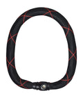 ABUS IVY Chain 9210/110 kettingslot zwart met rode accenten