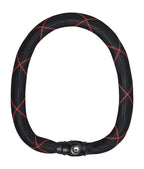 ABUS IVY Chain 9210/110 kettingslot zwart met rode accenten