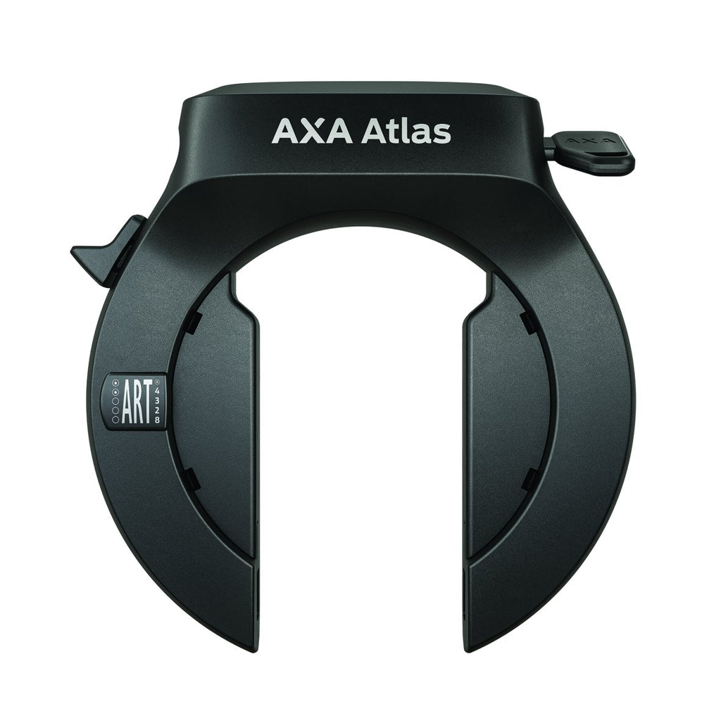 AXA Atlas ringslot zwart, vooraanzicht