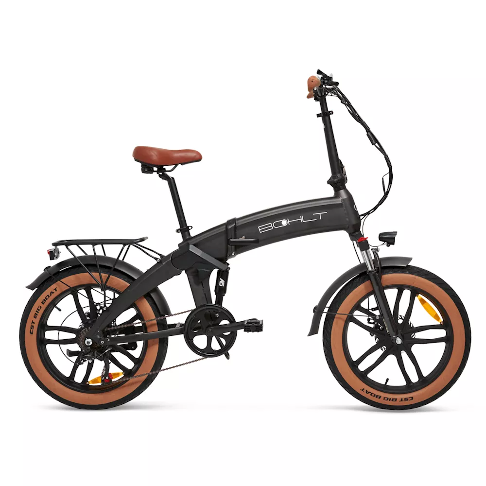 Bohlt elektrische vouwfiets Fatbike F20 zwart