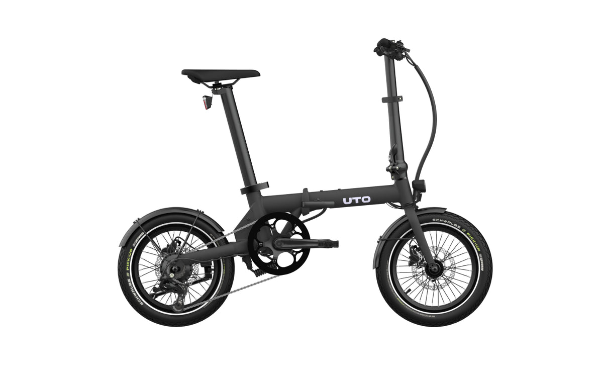 UTO elektrische vouwfiets OG16 v1 UART zwart