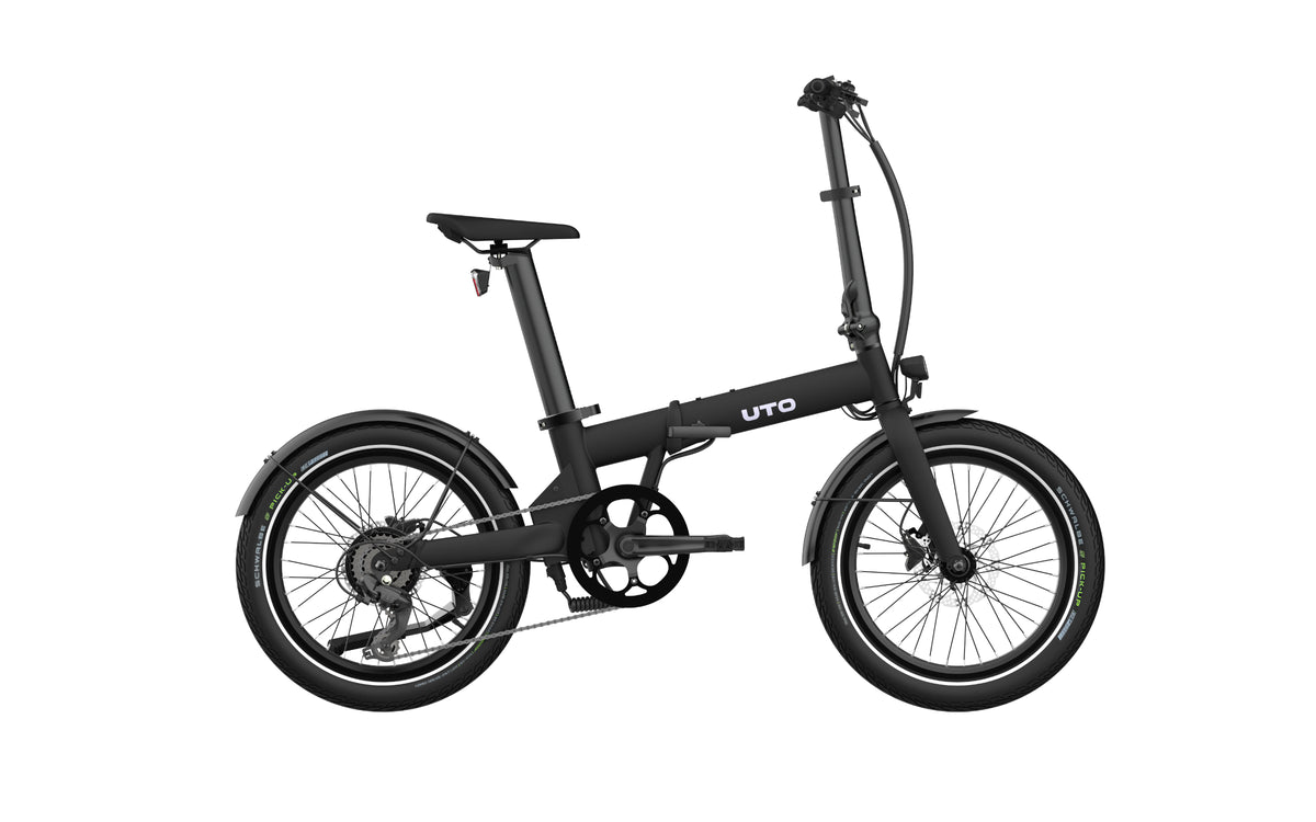 UTO elektrische vouwfiets OG20 500 v1 UART zwart