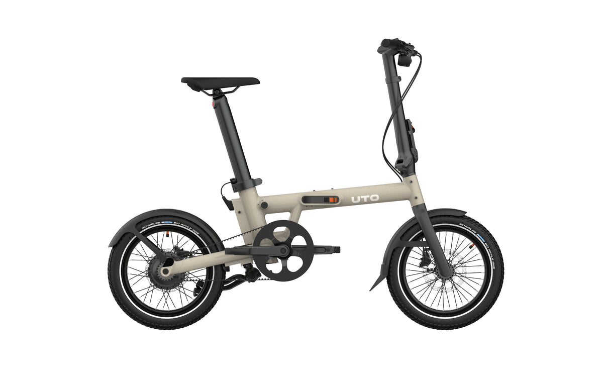 UTO elektrische vouwfiets PRO16 v0 UART taupe
