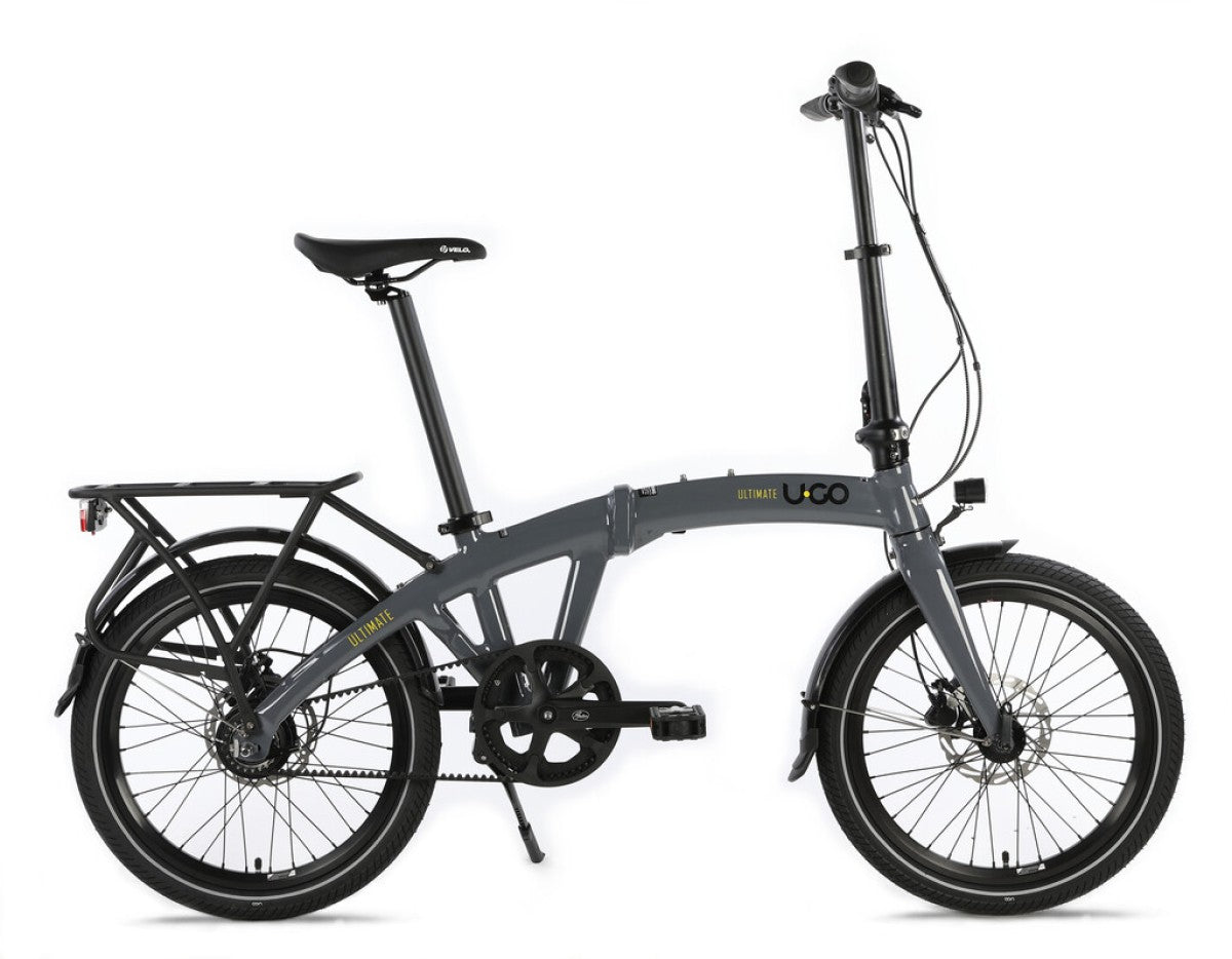 UGO vouwfiets Ultimate belt I8 cool grey