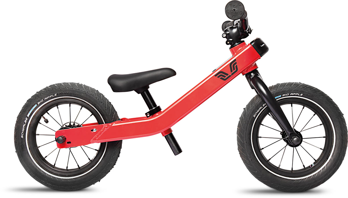 Vici grow 3-in-1 meegroeifiets 12 brandweer rood