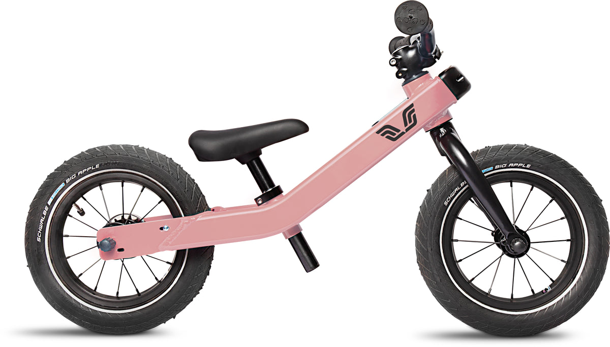 Vici grow 3-in-1 meegroeifiets 12 vintage roze