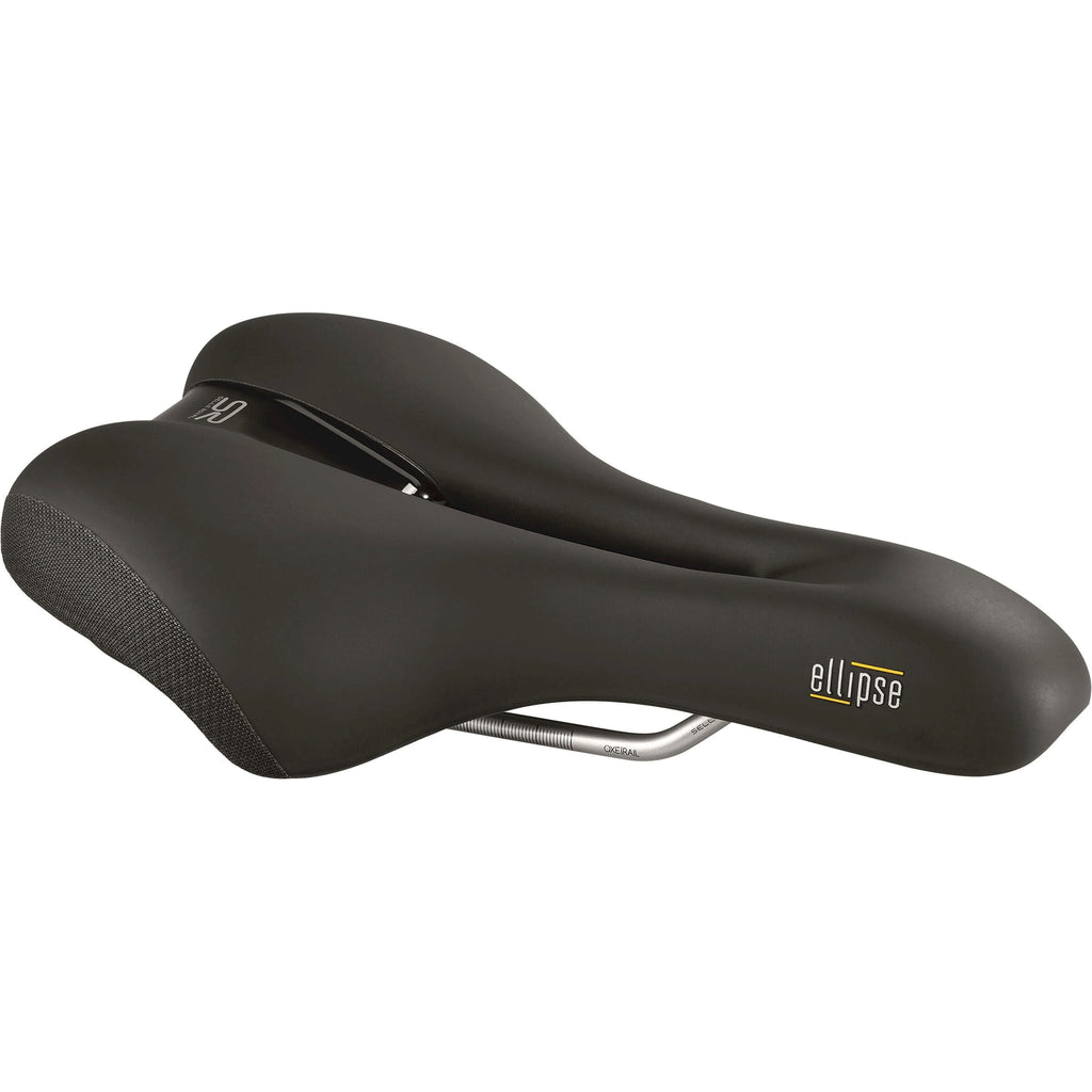 Selle Royal Ellipse Moderate fietszadel in zwart, productfoto 1