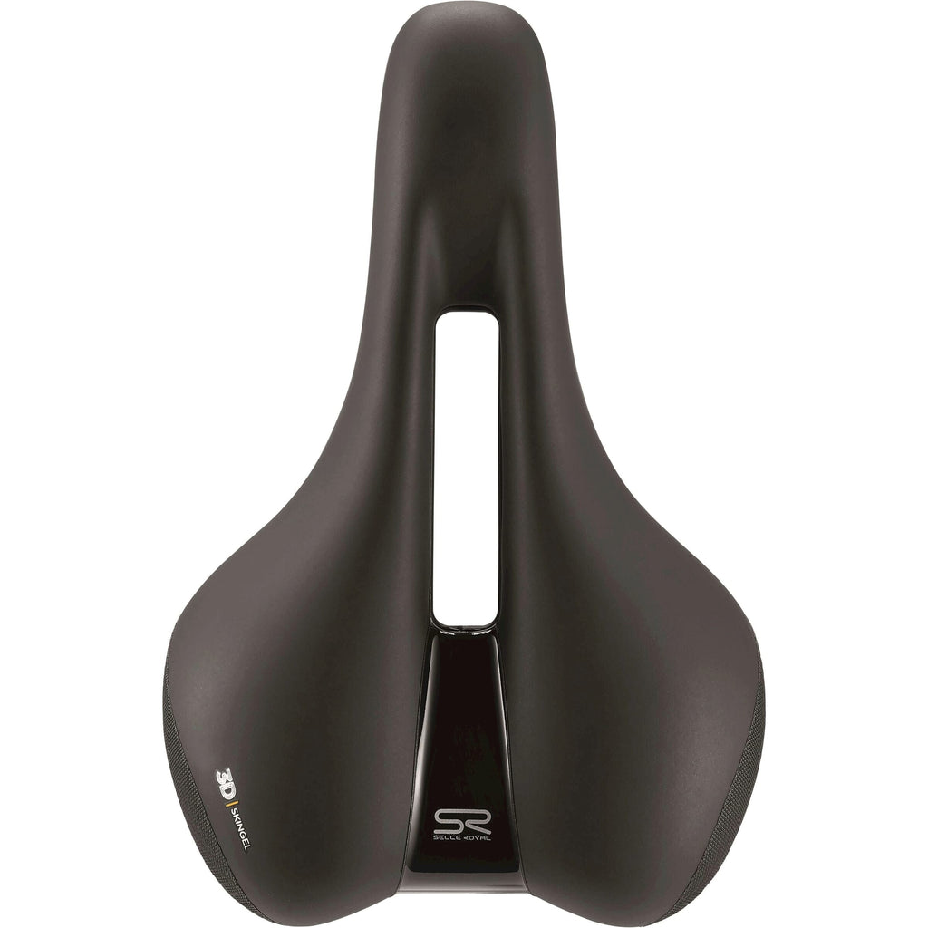 Selle Royal Ellipse Moderate fietszadel in zwart, productfoto 3