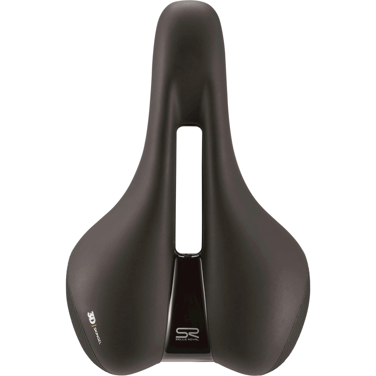Selle Royal Ellipse Moderate fietszadel in zwart, productfoto 3