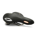 Selle Royal Lookin Relaxed fietszadel in zwart, productfoto 1