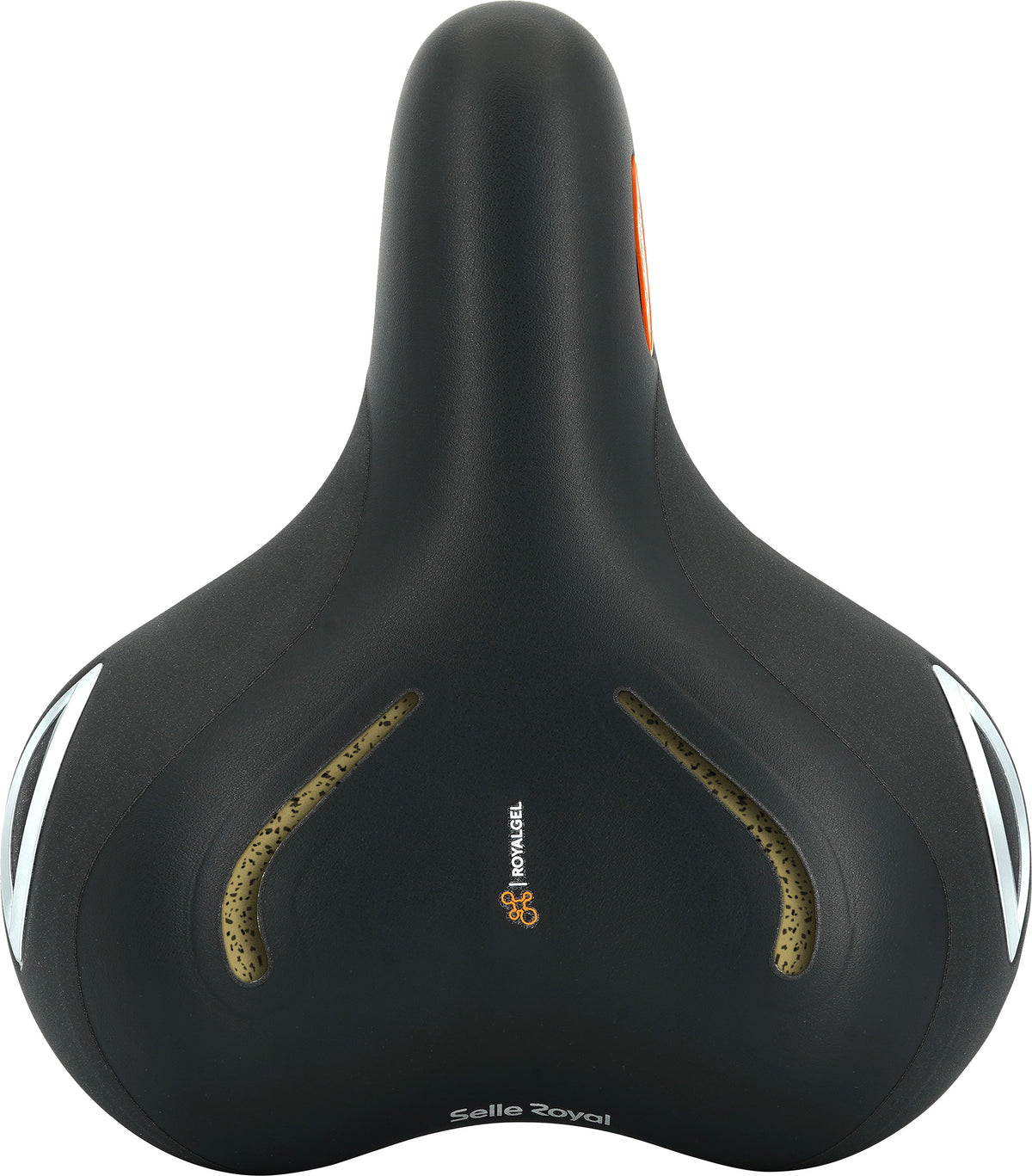 Selle Royal Lookin Relaxed fietszadel in zwart, productfoto 2