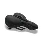 Selle Royal Respiro Relaxed fietszadel in zwart, productfoto 1