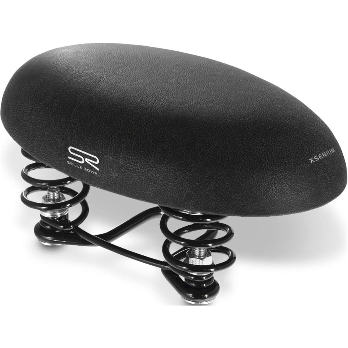Selle Royal Rok Relaxed fietszadel in zwart, productfoto 1