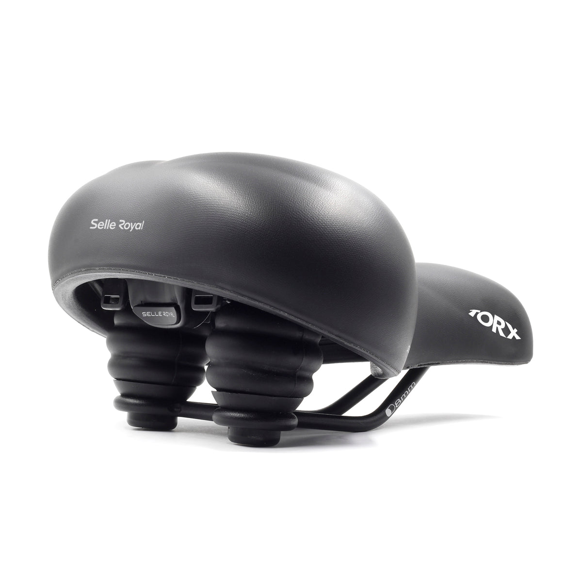 Selle Royal Torx Relaxed fietszadel in zwart, productfoto 2