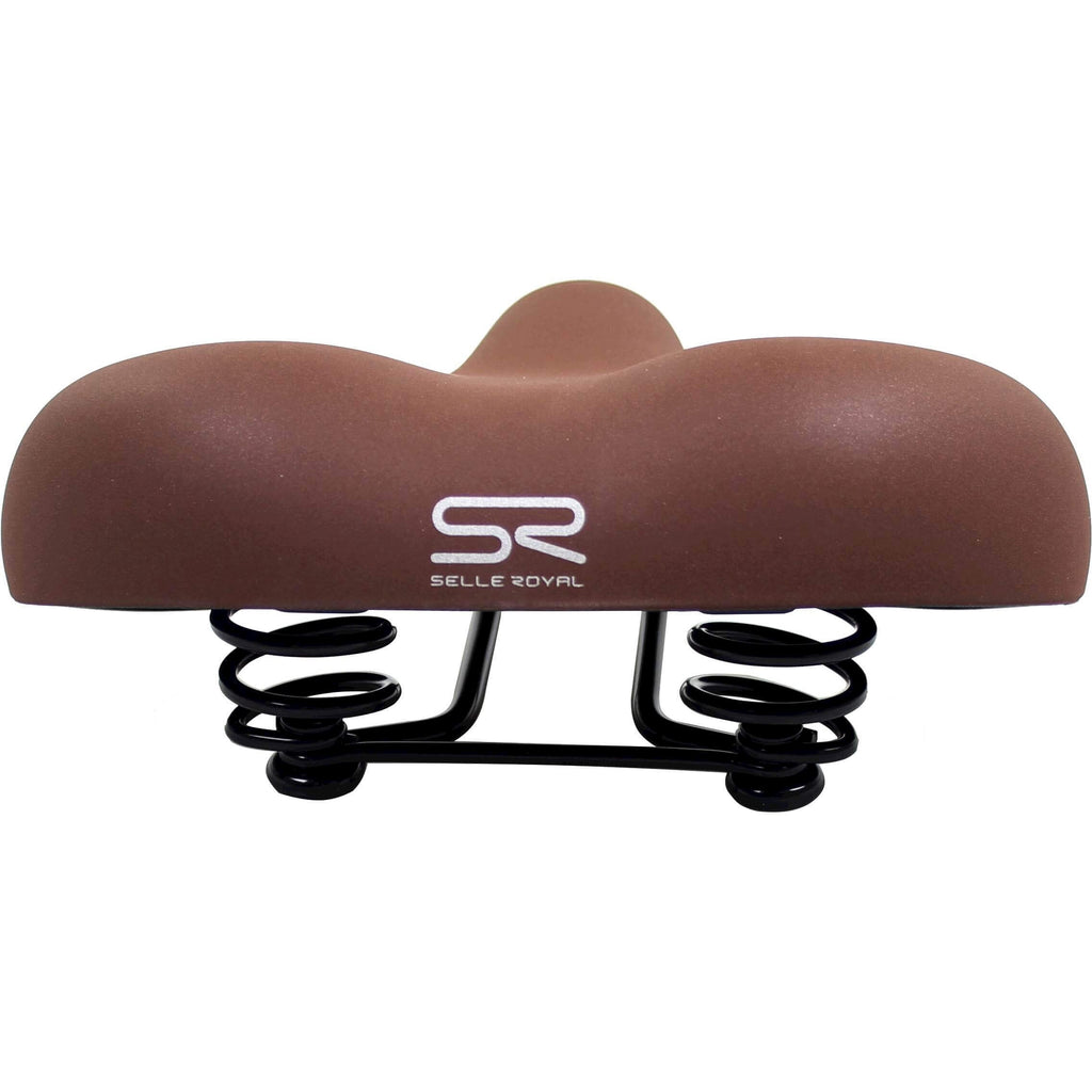 Selle Royal Witch Relaxed fietszadel in bruin, achteraanzicht