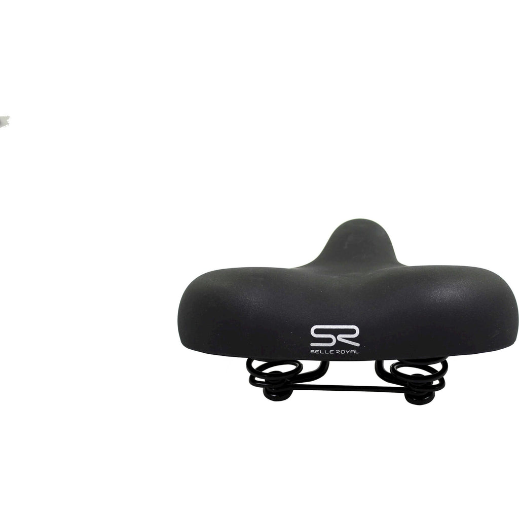 Selle Royal Witch Relaxed fietszadel in zwart, achteraanzicht